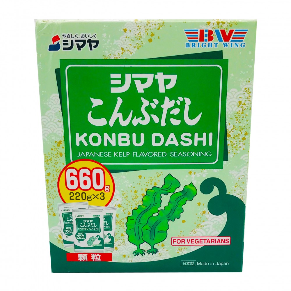 Dashi Japanse Kelp Flavored Seasoning For Vegetarians (Konbu) 3's 660g