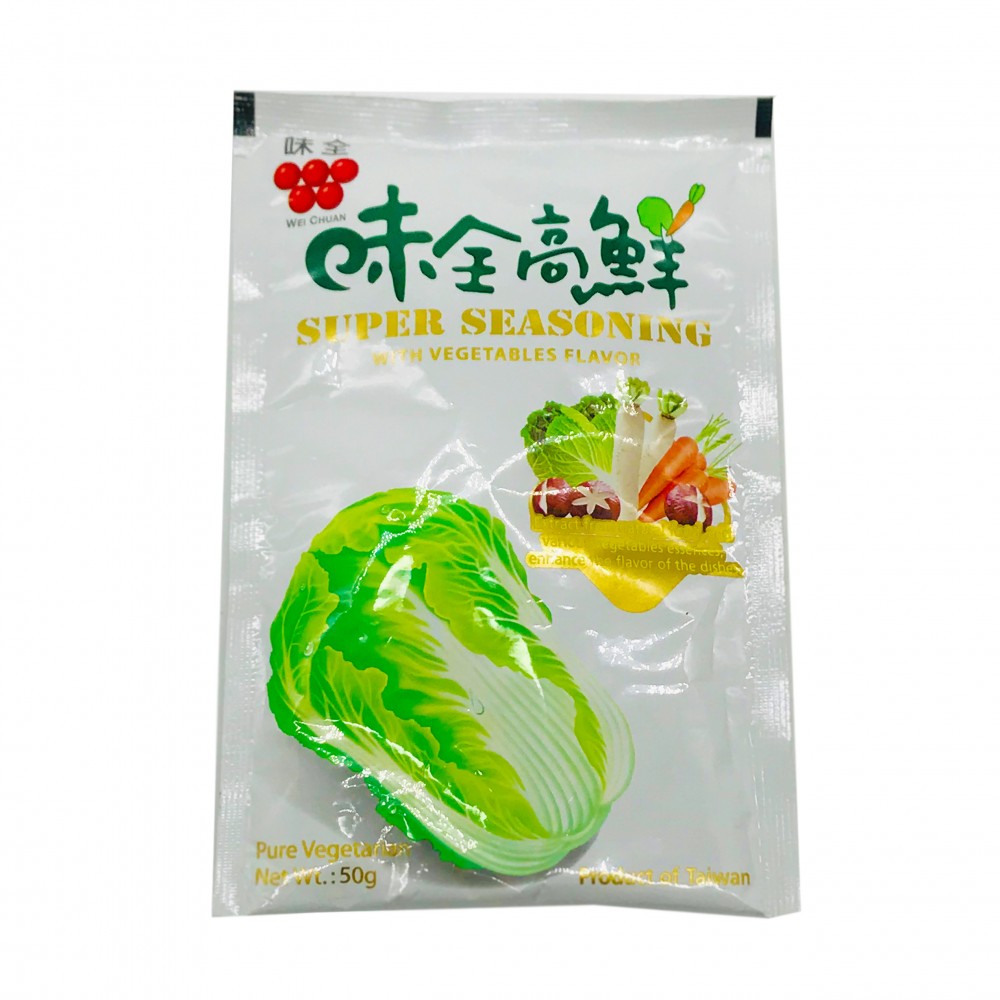 Wei Chuan Super Seasoning With Vegetables Flavor 50g