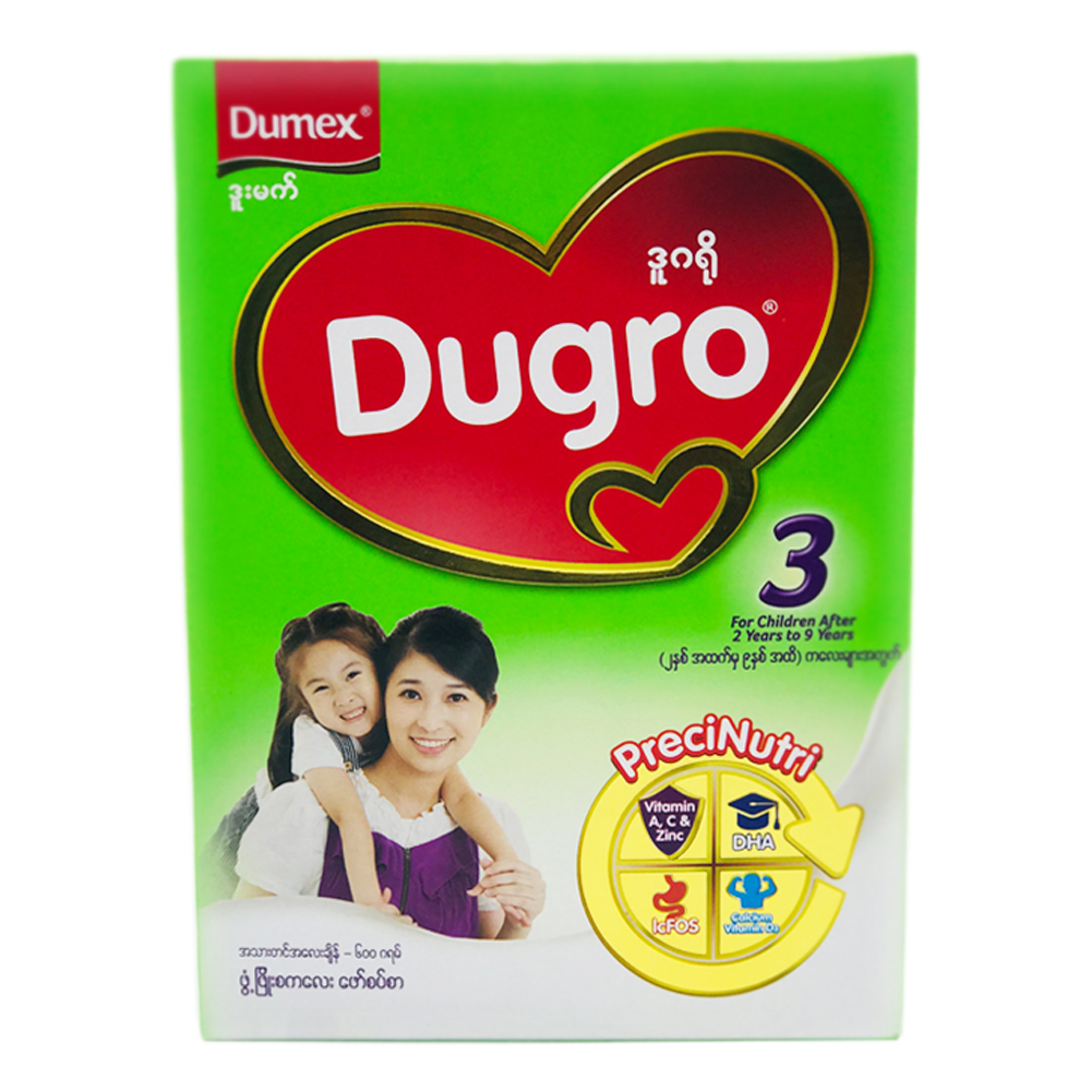 Dumex Dugro Baby Milk Powder Step 3 (2 to 9 Years) 600g