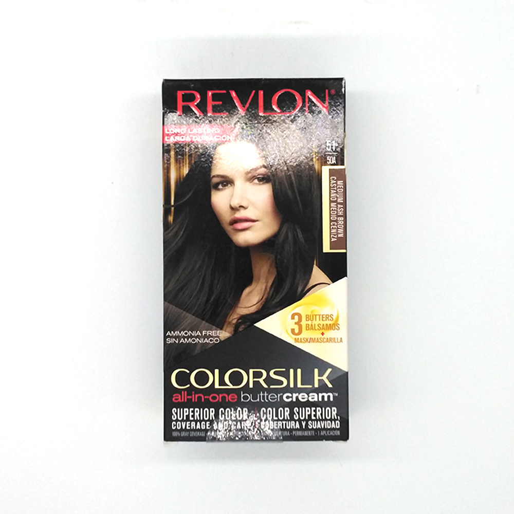 Revlon All in One Butter Cream 4's 128.6g 51-50A-Medium Ash Brown 