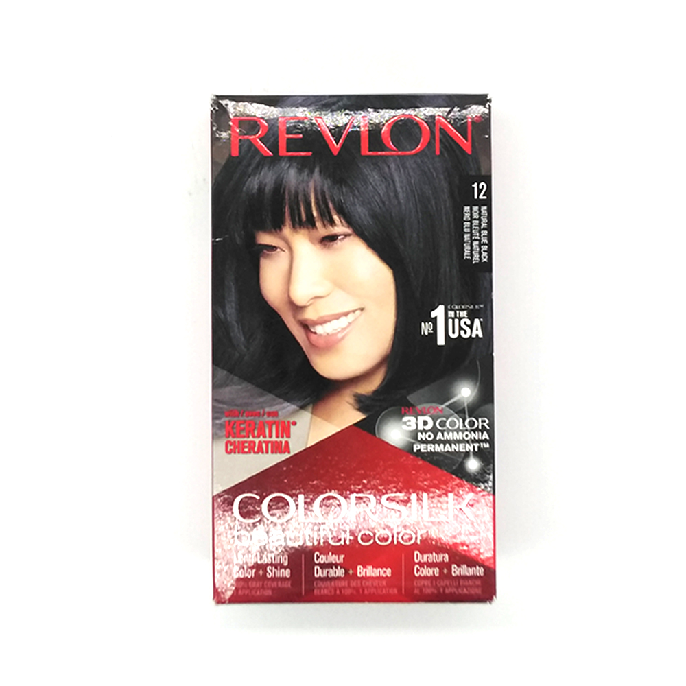 Revlon Colorsilk Beautiful Hair Color 3 S 130g 12 Natural Blue Black
