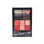 Revlon Eyes,Chuks + Lips Palette 7.19g 200-Seductive Smokies