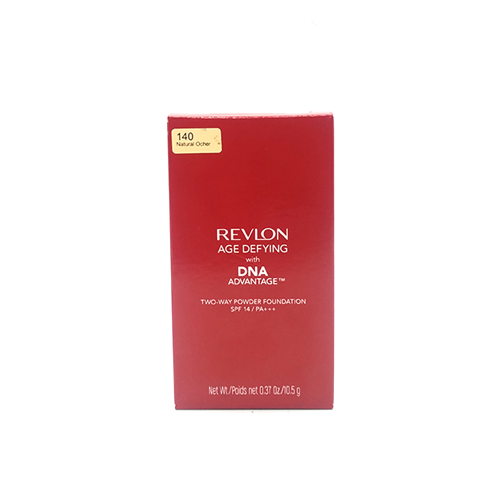 Revlon Age Defying With DNA Advantage Two-Way Powder Foundation SPF-14 PA+++ 10'5g 140-Natural Ocher