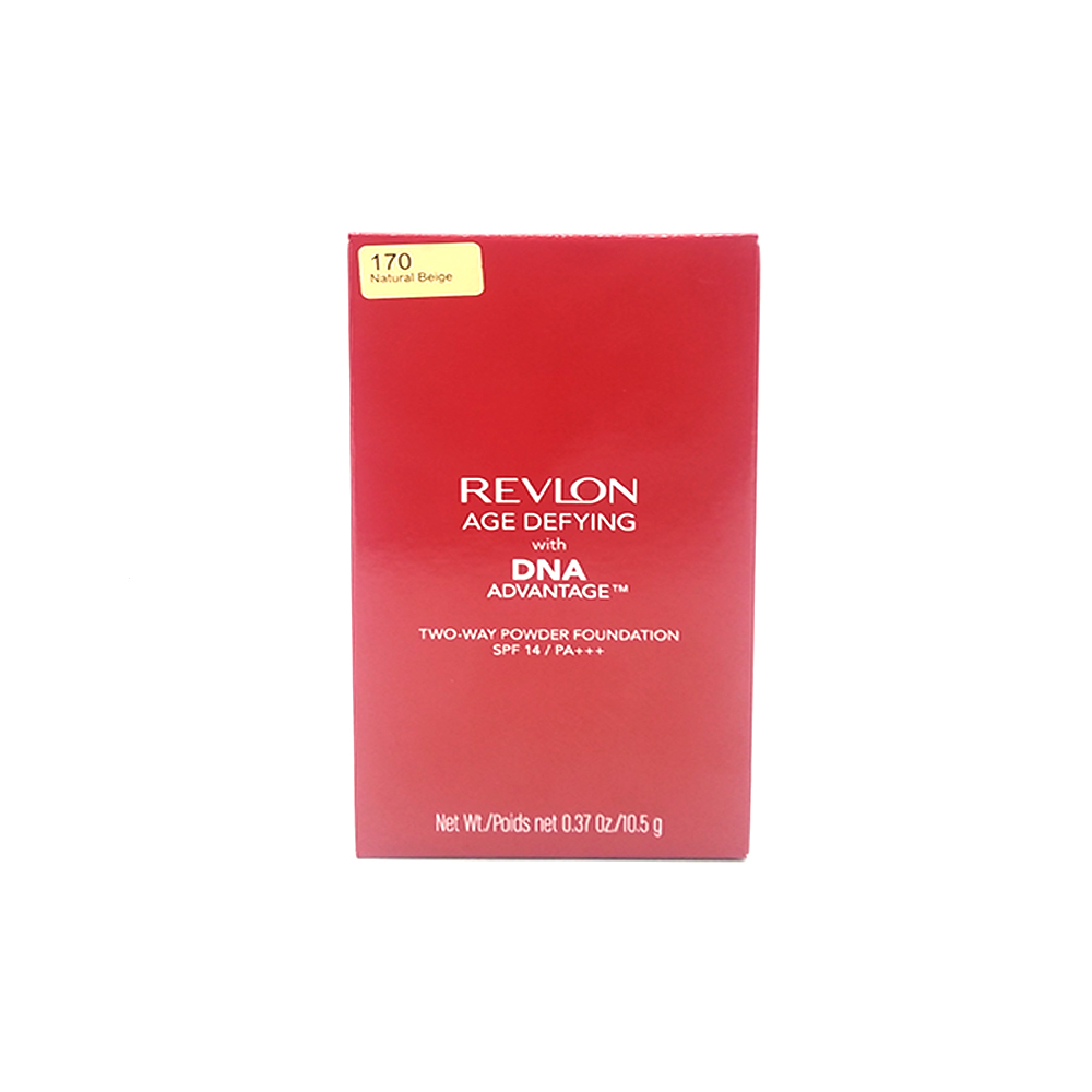 Revlon Age Defying With DNA Advantage Two-Way Powder Foundation SPF-14 PA+++ 10'5g 170-Natural Beige