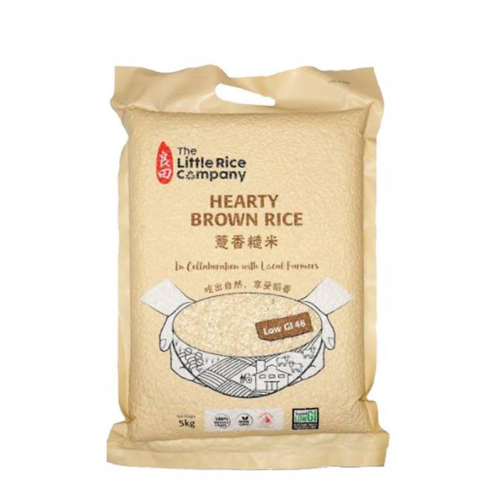 The Little Rice Company Hearty Brown Rice 5kg