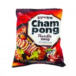 Nongshim Cham Pong Instant Noodle Soup Spicy Seafood Flavor 124g
