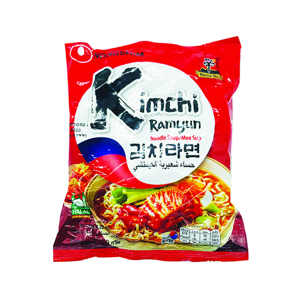 Nongshim Kimchi Ramyum Instant Noodle Soup Mee Sup flavor 120g
