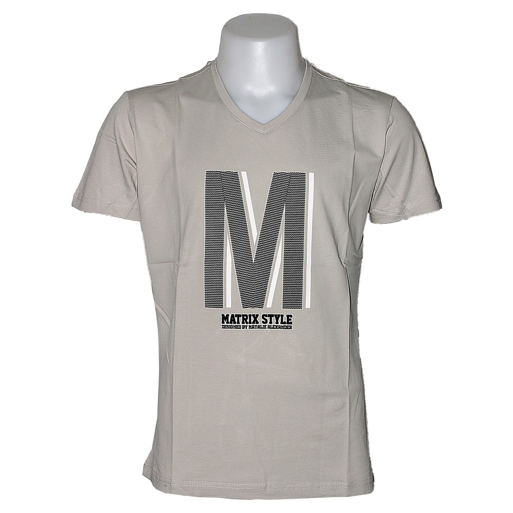 Matrix Men T-Shirt Brown S/S MT-00226