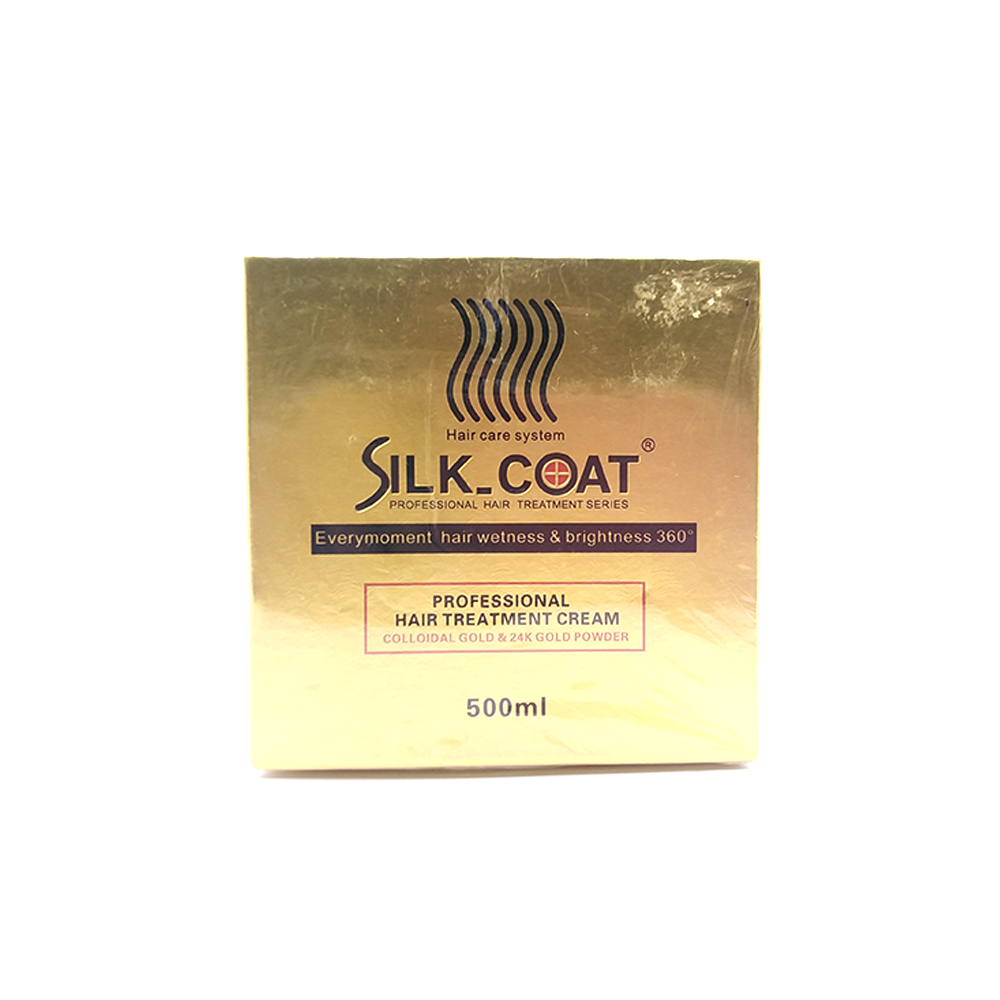 Silk-Coat Colloidal Gold & 24K Gold Powder Hair Treatment Cream 500ml