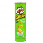 Pringles Potato Crisps Sour Cream & Onion 107g