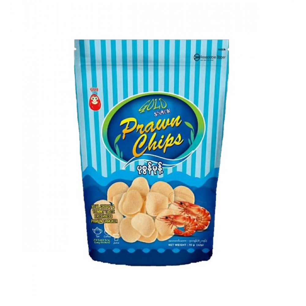 Gold Snack Prawn Chips 70g