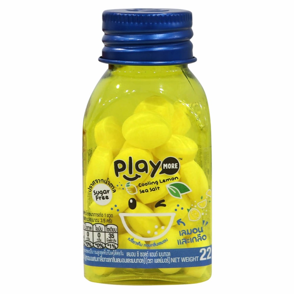 Playmore 22g Lemon Sea Salt Candy