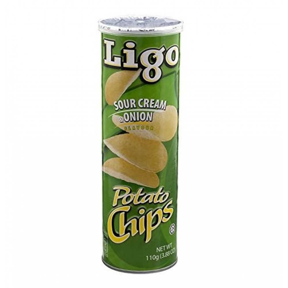 Ligo Potato Chip 110g(Sour Cream & Onion)