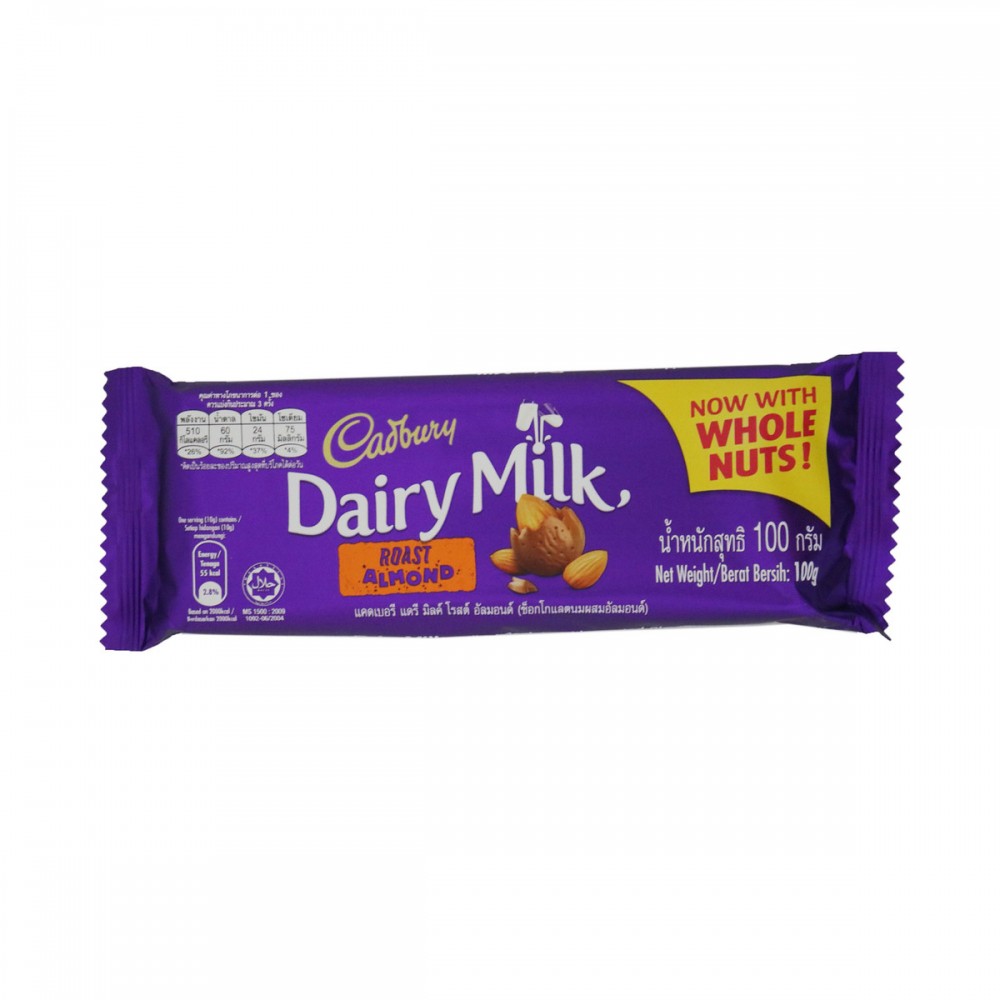 Cadbury Daily Milk Roast Almond 90g