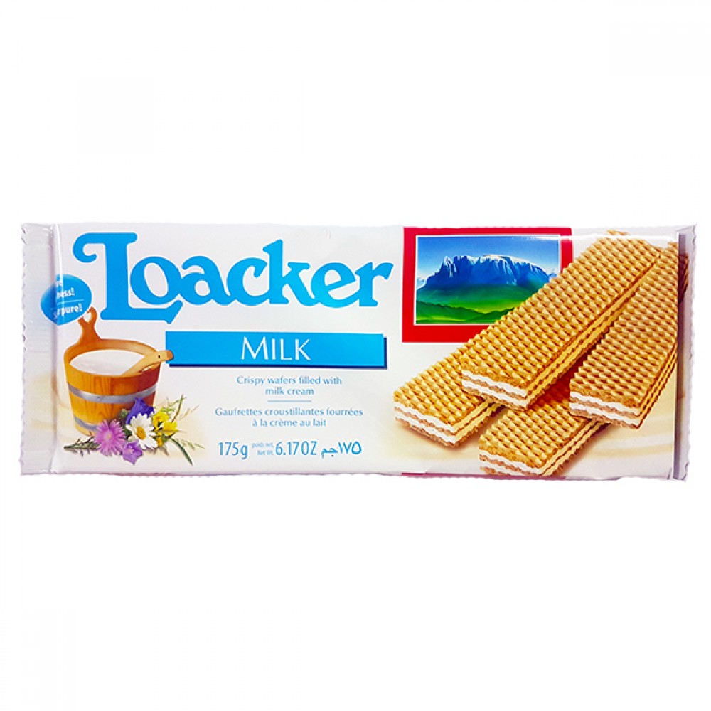 Loacker Classic Wafer Milk Filled W/Milk Cream 175g