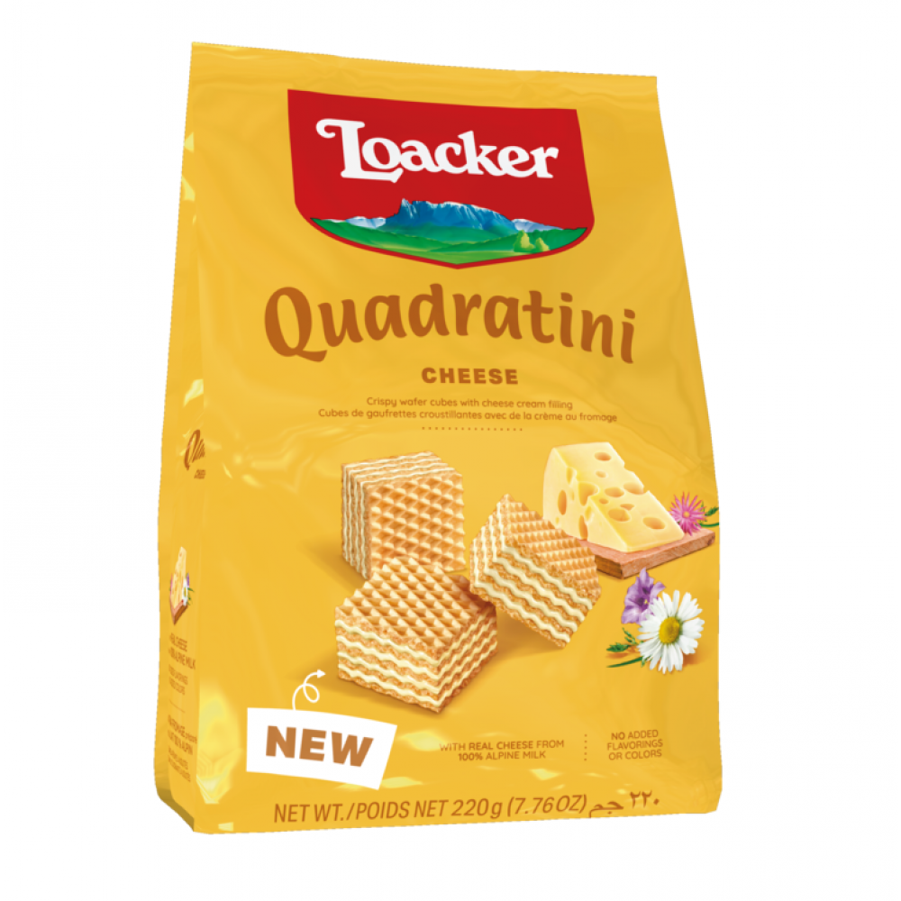 Loacker	Quadratini Cheese 110g ** While Stock Last! **