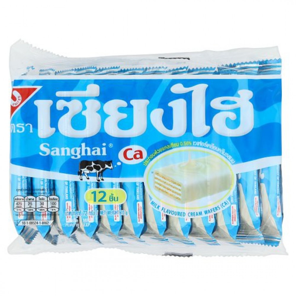  Sanghai Cream Wafers Milk 