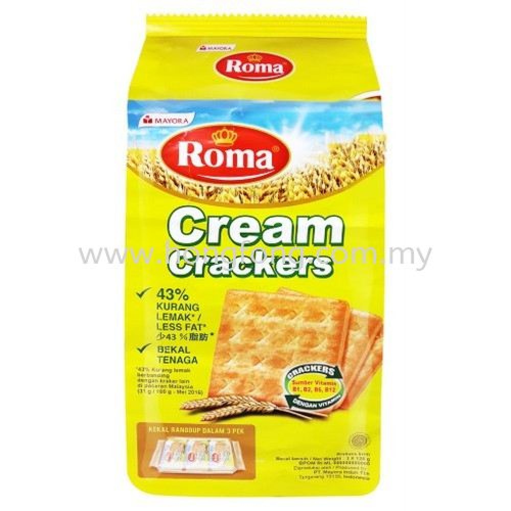 Roma Cream Crackers 405g