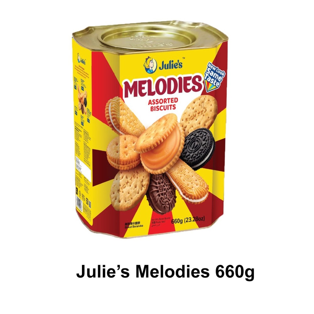 Julie's Melodies Assorted Biscuits Tin 660g