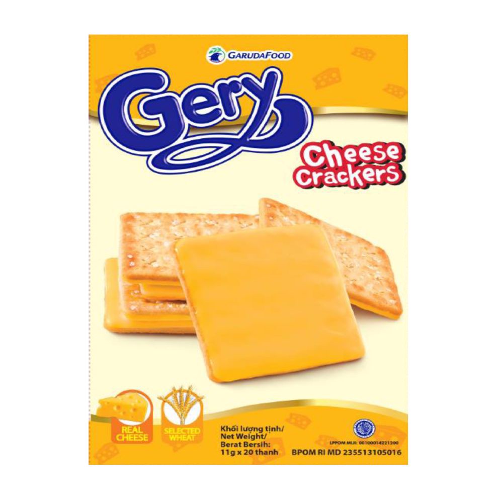 Gery Cheese Cracker 20s 200g