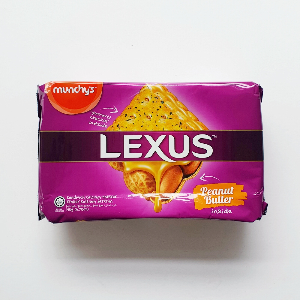 Munchy's Lexus Cracker Peanut Butter 190g