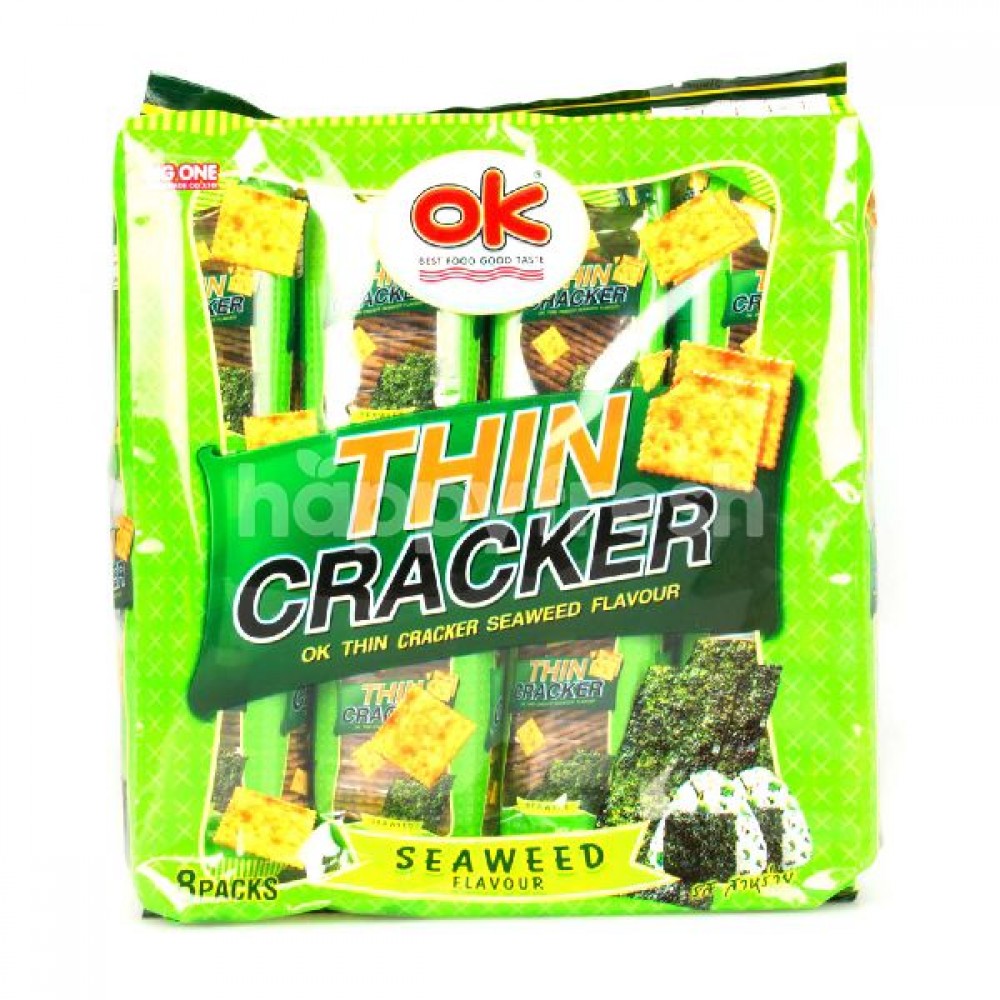 Ok Thin Cracker Seaweed 256g