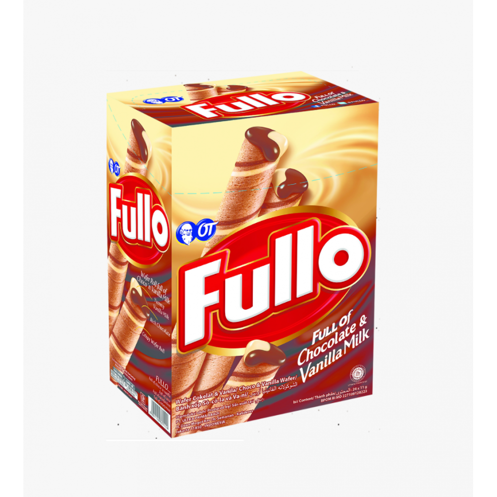 Fullo Chocolate and Vanilla Milk Stick 24 X 11g