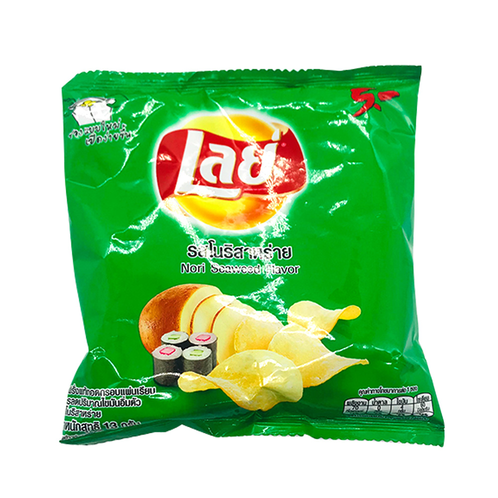 Lay's Flat Potato Snack With Nori Seaweed 13g 