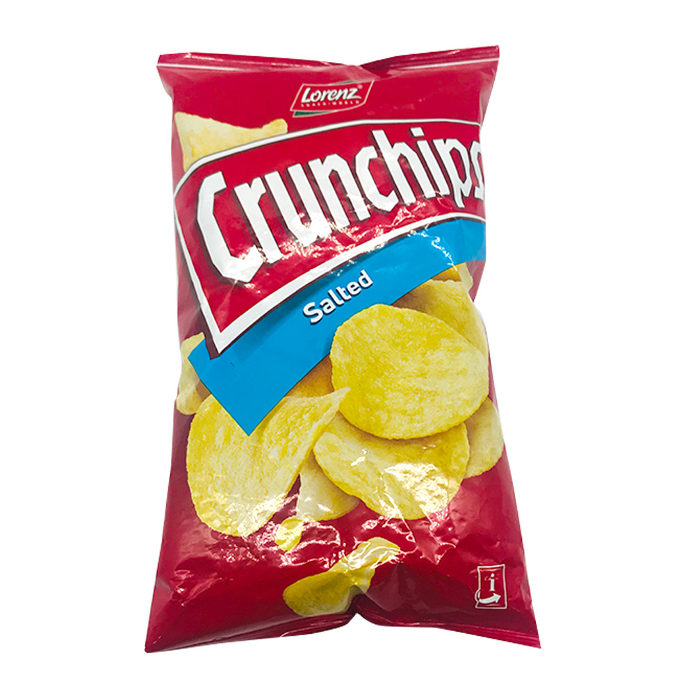 Lorenz Crunchips Potato Chips Salted 100g