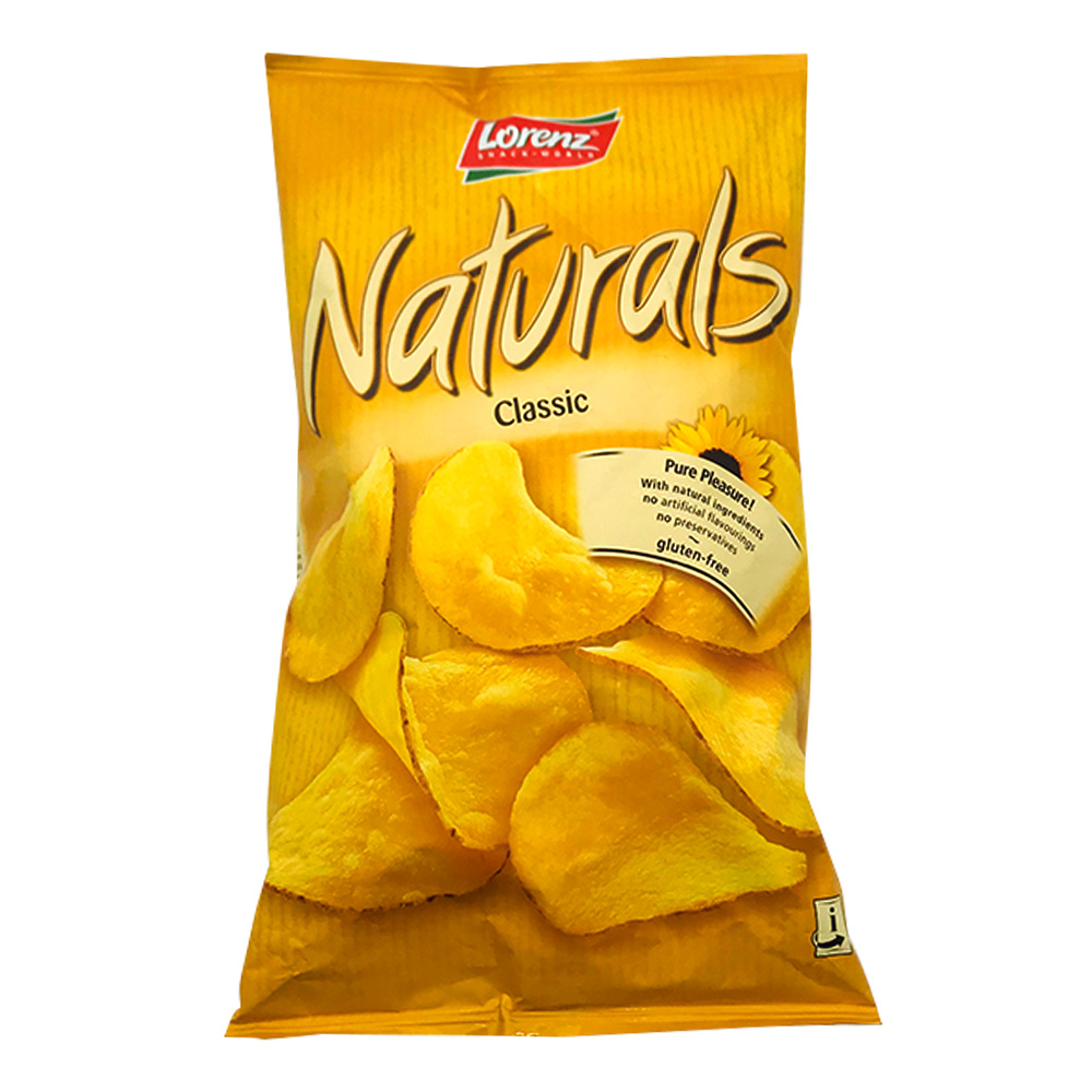 Lorenz Naturals Potato Chips Classic 100g