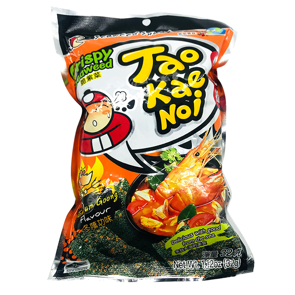 Tao Kae Noi Crispy Seaweed Tom Yum Goong 32g