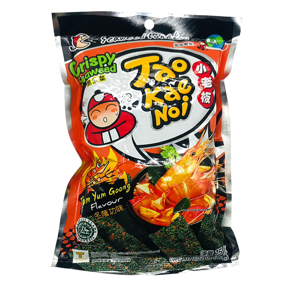 Tao Kae Noi Crispy Seaweed Yom Yum Goong 15g