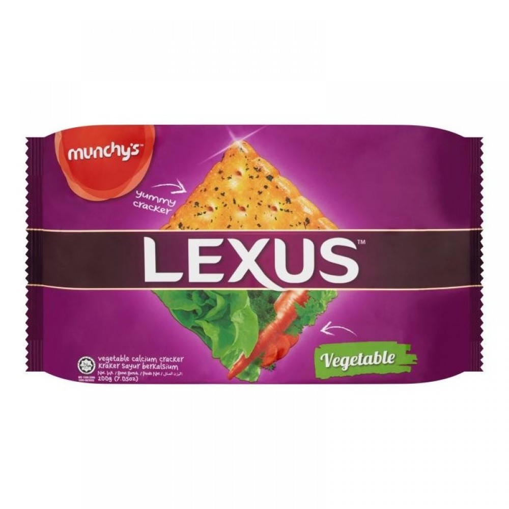 Munchy's Lexus Vegetable Calcium Cracker 200g