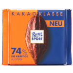Ritter Sport 74% Intense With Cocoa Mass From Peru 100g