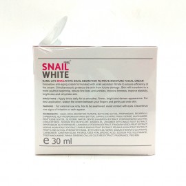 Snail White Secrection Filtrate Moisture Facial Cream 30ml