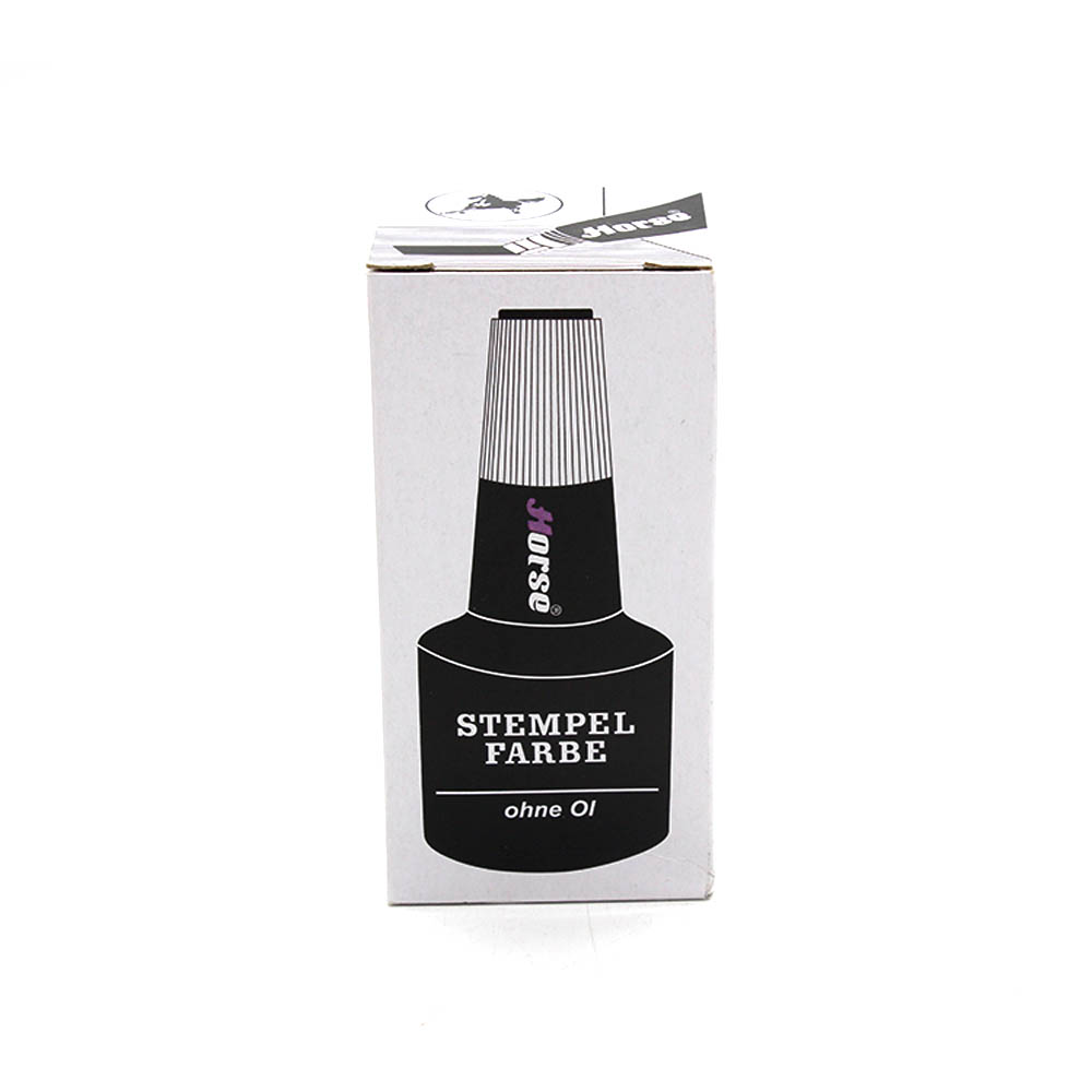 Horse Stempel Farbe Black 