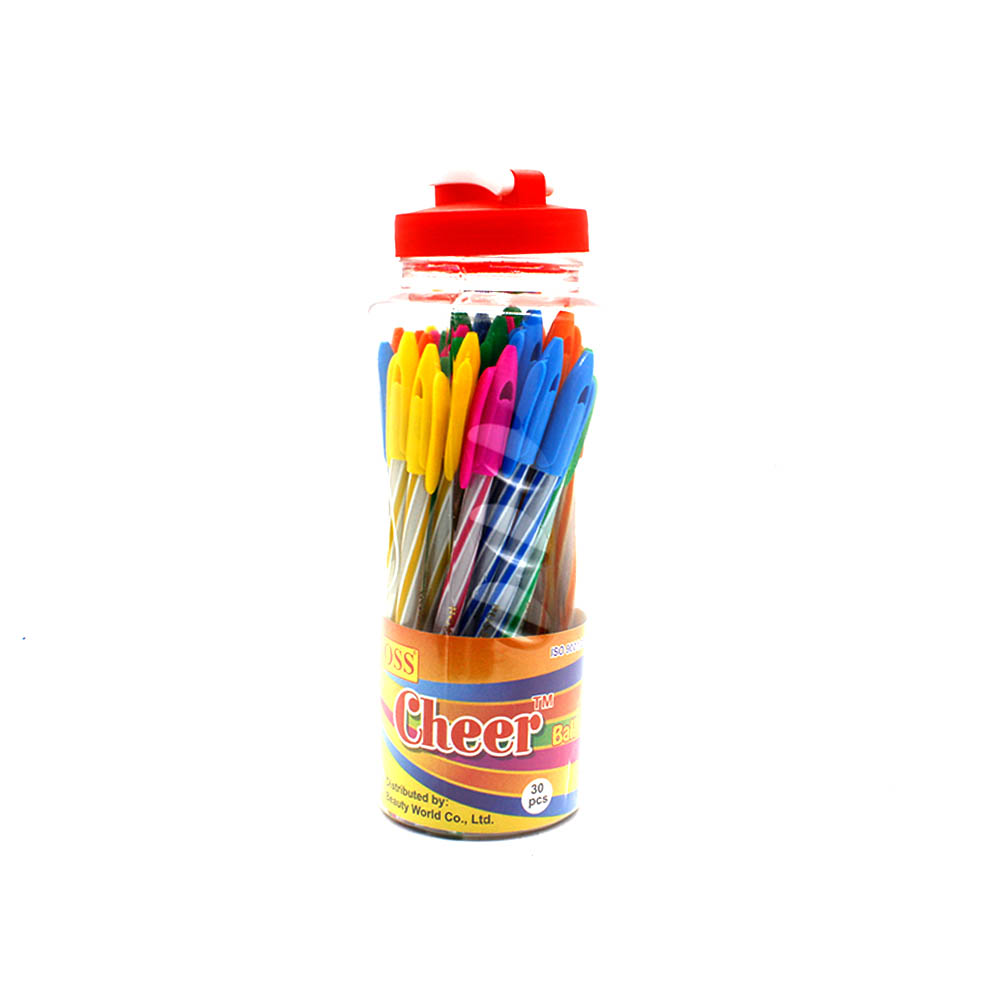 Boss Cheer Ball Pen 0.33mm 30Pcs