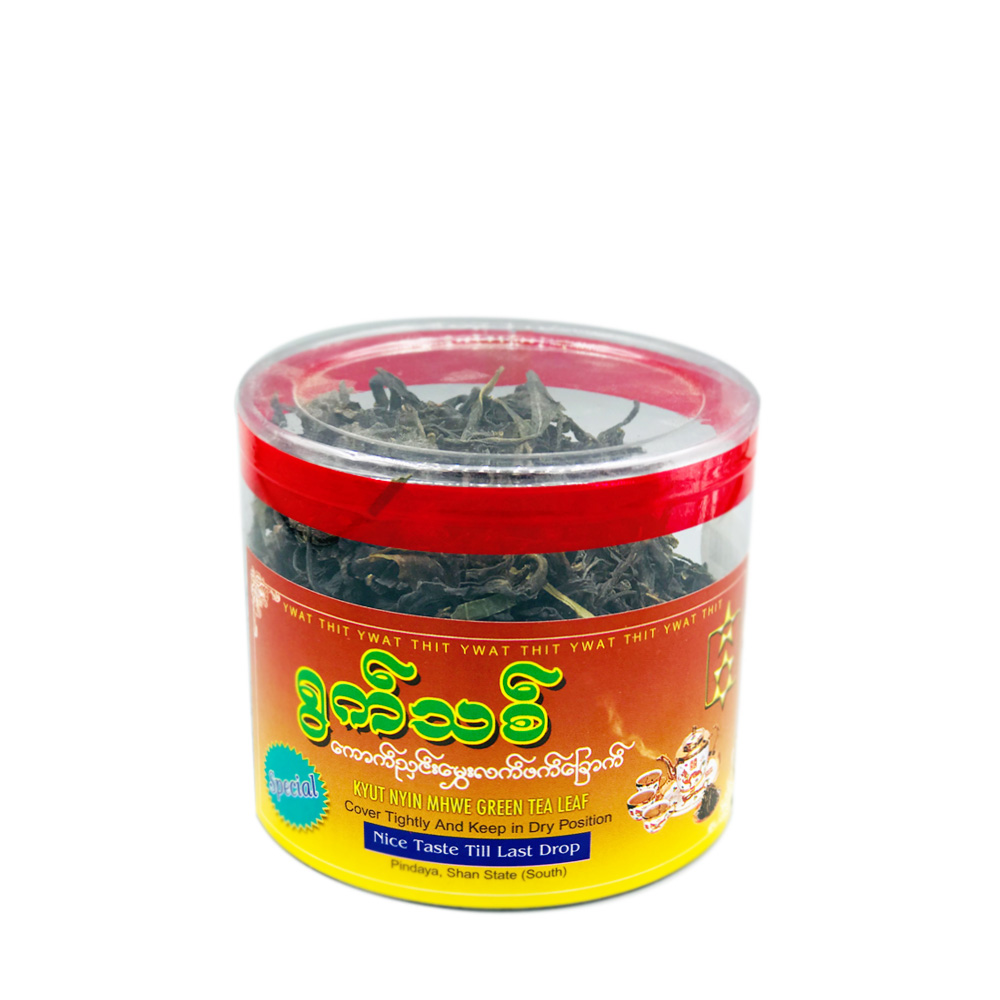 Ywat Thit Dried Green Tea 125g (Kyut Nyin Mhwe)