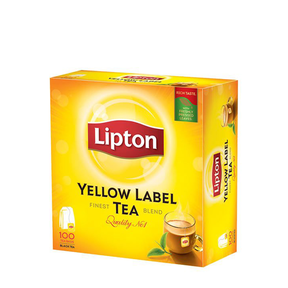 Lipton Yellow l.tea 100 tea.bags (8999999521660)