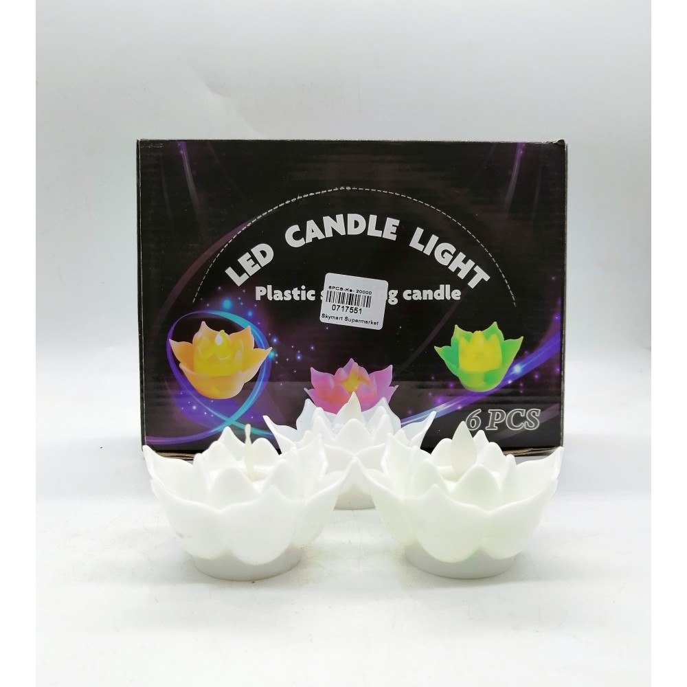 Thadingyut LED Candle Lights 6pcs (LED ဖယောင်းတိုင်)