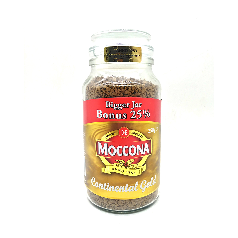 Moccona Instant Coffee Continental Gold 250g (Bot) 