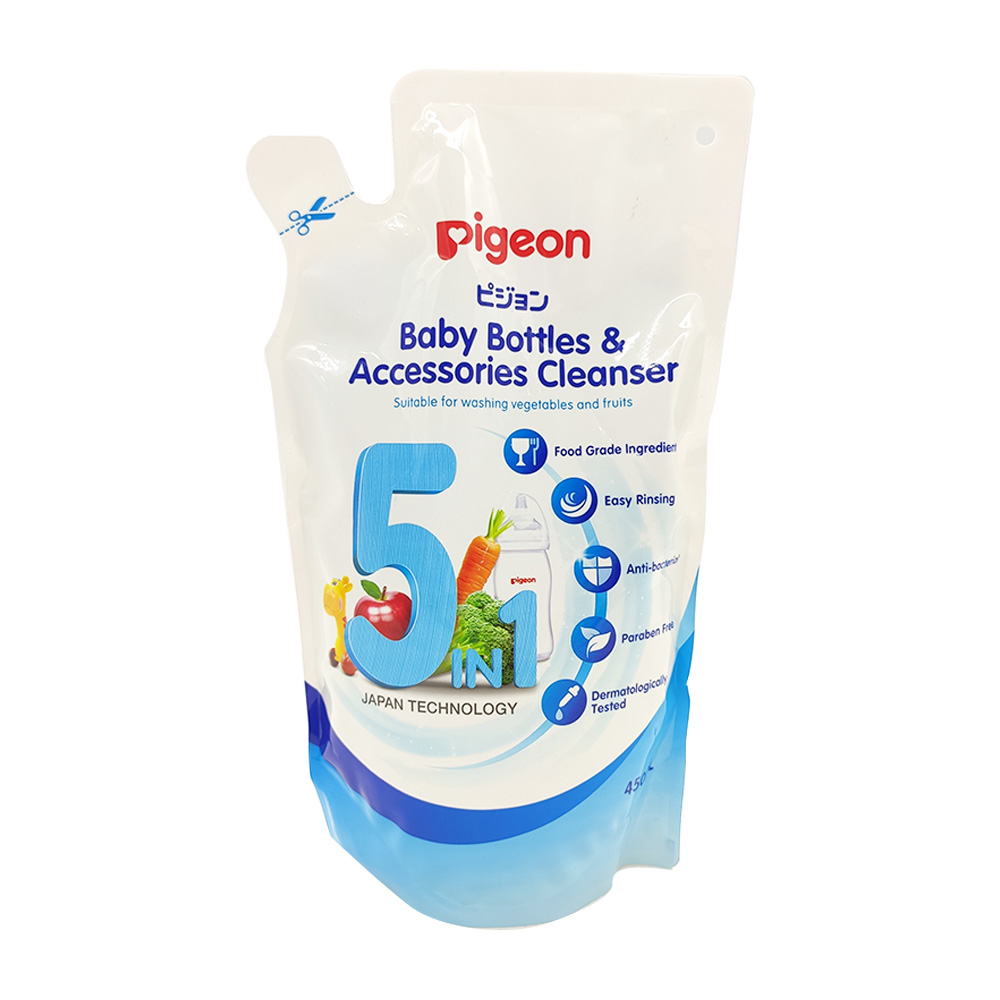 Pigeon Baby Bottles & Accessories Cleanser 5in1 450ml