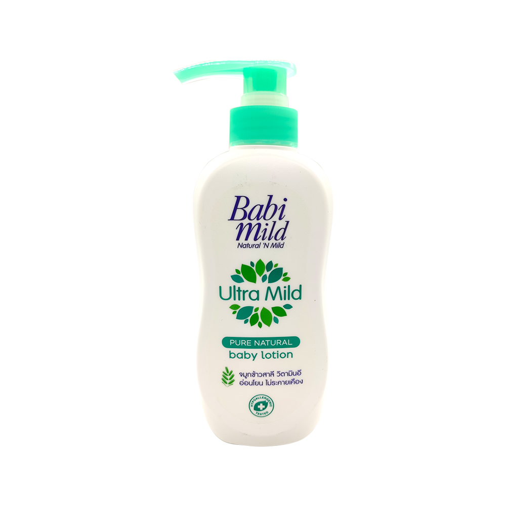 Babi Mild Ultra Mild Pure Natural Baby Lotion 400ml