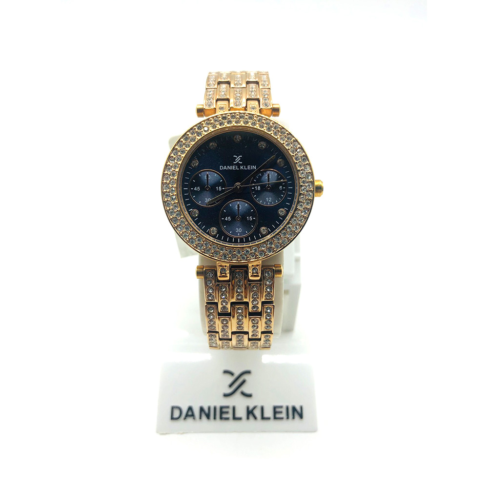 Daniel Klein Navy Tone Dial Women's Watch DK11173-2
