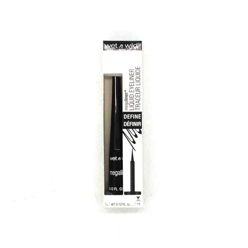 Wet N Wild Megaliner Liquid Eyeliner 3.5ml (Black Noir)