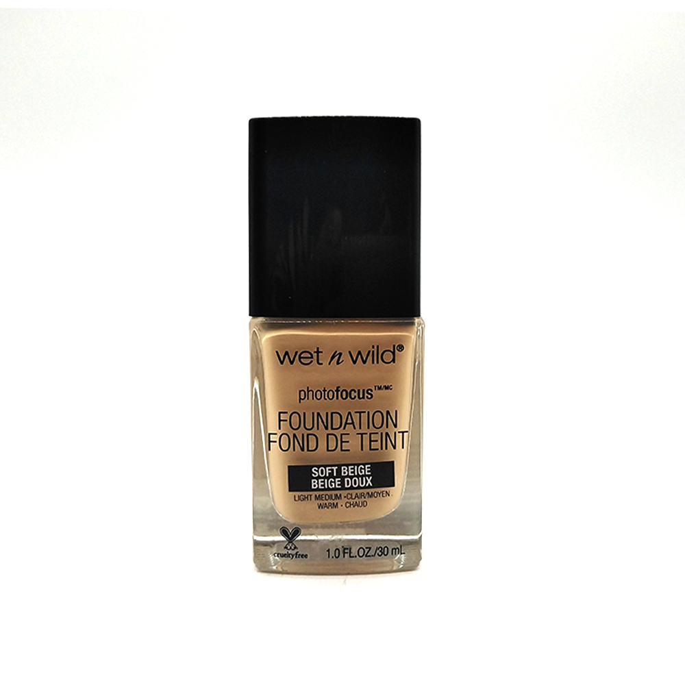 Wet N Wild Photofocus Liquid Foundation 30ml (Soft Beige)