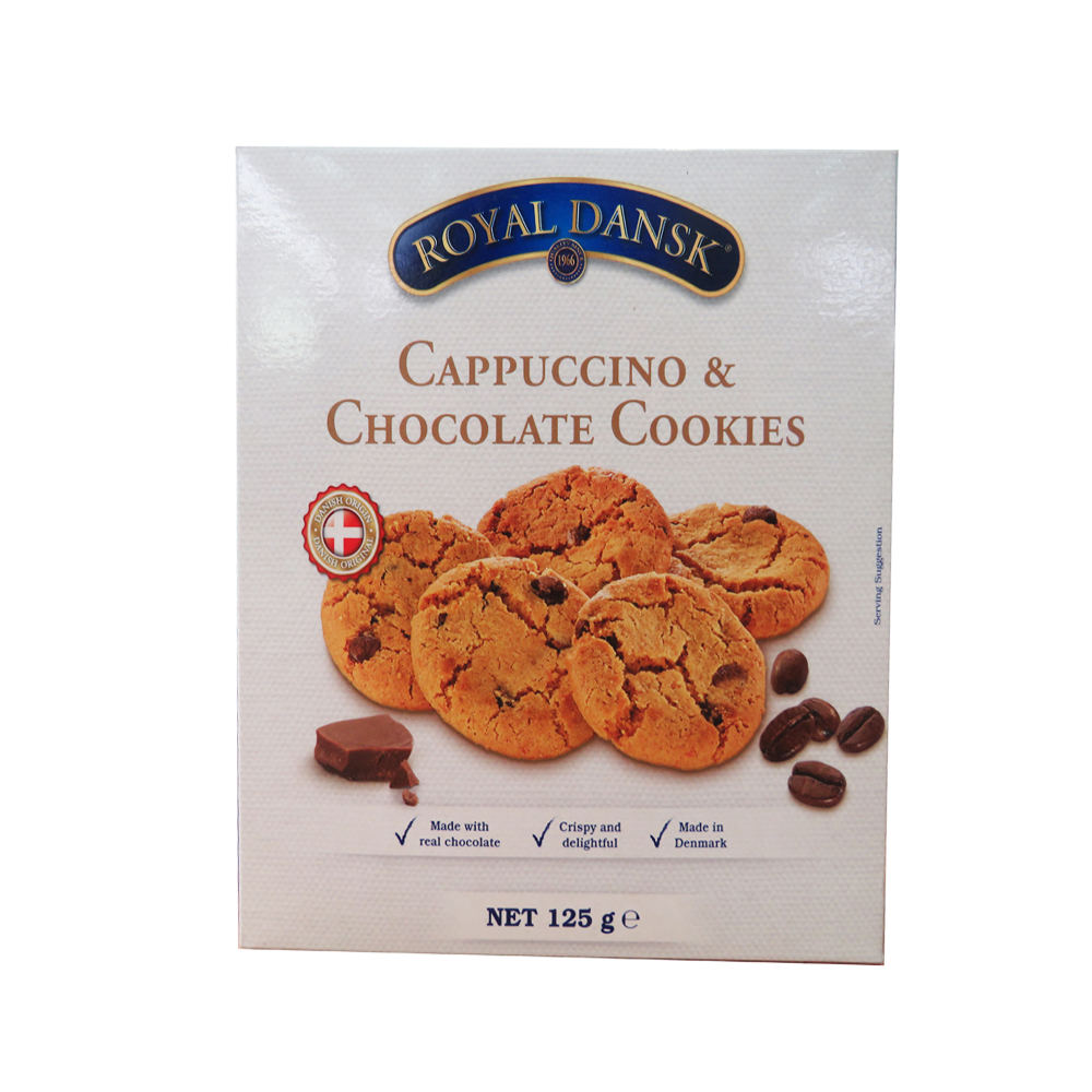 Royal Dansk Cappuccino & Chocolate Cookies 125g