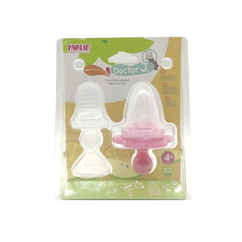 Farlin Doctor.J Grip n Bite Lollipops Baby Oral Set (4months+)