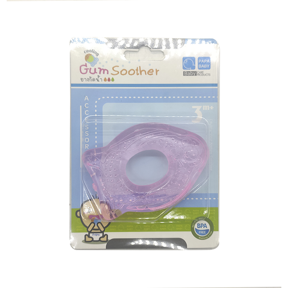 PaPa Cooling Gum Soother Baby Silicone Rubber Teether Model CEQ-004