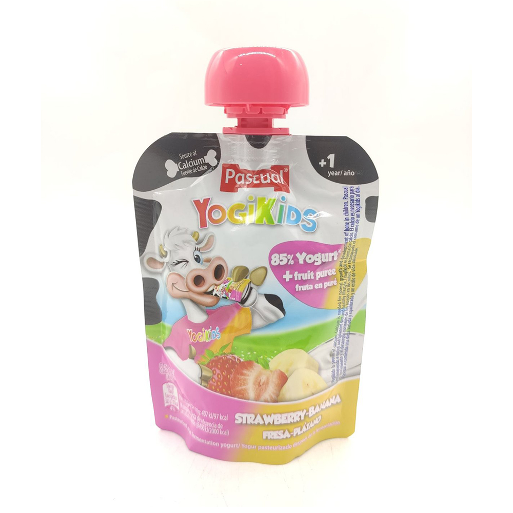 Pascual YogiKids Strawberry-Banana Fresa-Platano 85%Yogurt (1years+)